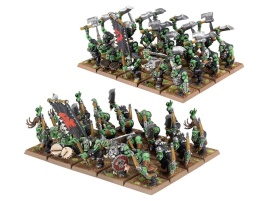 Orc Boyz and Orc Arrer Boyz Mob (The Old World, Orc & Goblin Tribes)