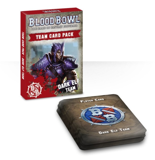Blood Bowl Team Card Pack – Dark Elf 60220912001 (Limited, OOP, New)
