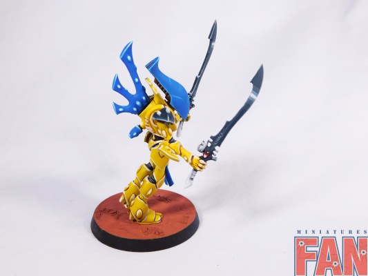 Warhammer 40k Craftworlds Wraithblades x5 (Pro-Painted)