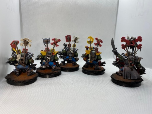 Warhammer 40k Orks Flash Gitz x5 (Pro-Painted)