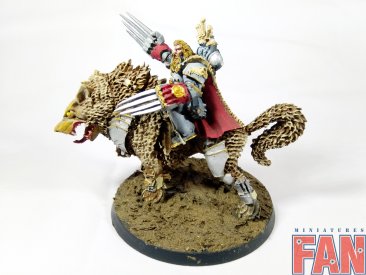 Warhammer 40k Space Wolves Canis Wolfborn (Pro-Painted)