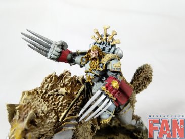 Warhammer 40k Space Wolves Canis Wolfborn (Pro-Painted)