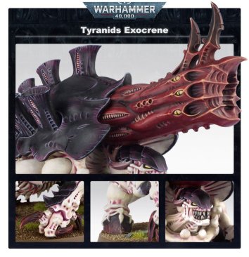 Tyranid Haruspex / Exocrine (предзаказ 2025, GW Direct)