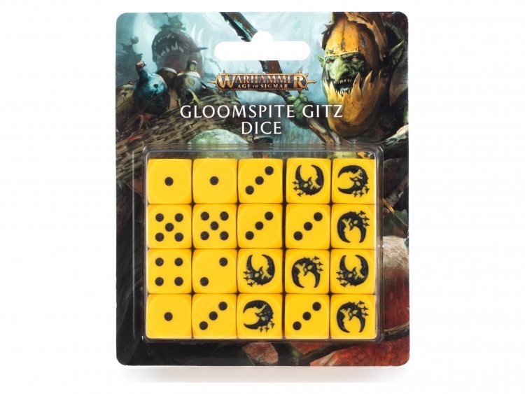 Gloomspite Gitz Dice Set (предзаказ 2023, Age of Sigmar Gloomspite Gitz)