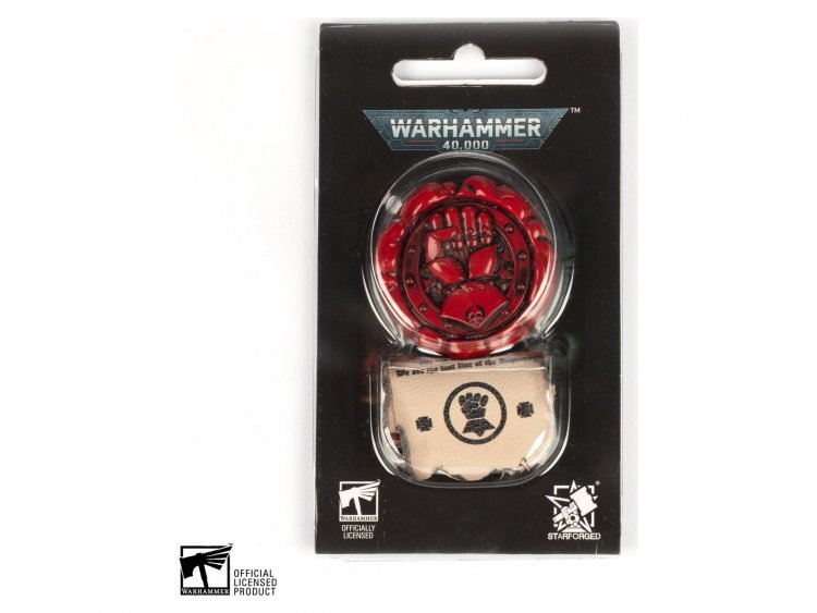 Starforged: Imperial Fists Purity Seal Pin Badge (предзаказ 2023, Warhammer Accessories)