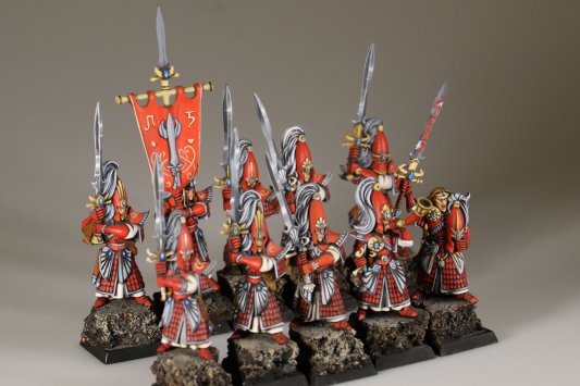 Warhammer Fantasy Battles High Elf Swordmasters x10 (Painted)