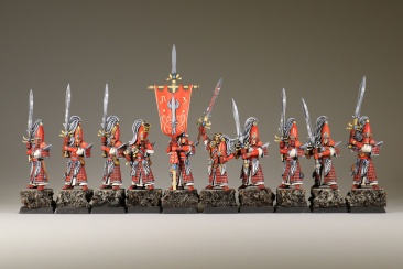 Warhammer Fantasy Battles High Elf Swordmasters x10 (Painted)