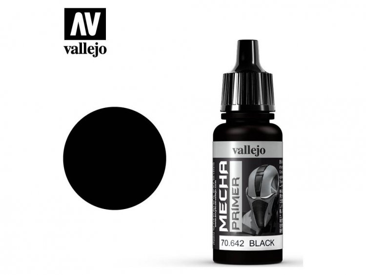 Грунтовка Vallejo Mecha Color: Black (17 мл)