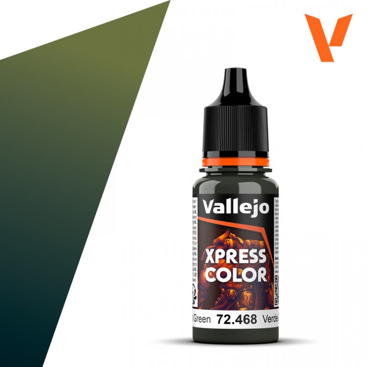 Краска Vallejo Xpress Color: Commando Green 72.468