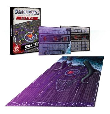 Blood Bowl: Dark Elf Pitch &amp; Dugouts