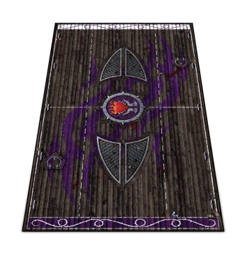 Blood Bowl: Dark Elf Pitch & Dugouts