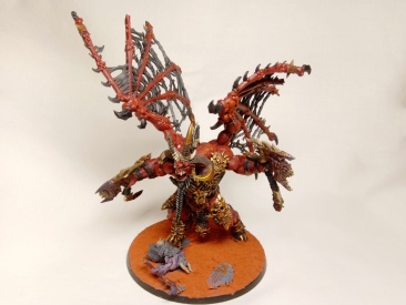 Warhammer Age of Sigmar Blades of Khorne Skarbrand (Pro-Painted, magnet wings)