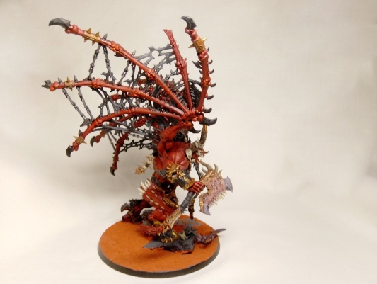 Warhammer Age of Sigmar Blades of Khorne Skarbrand (Pro-Painted, magnet wings)