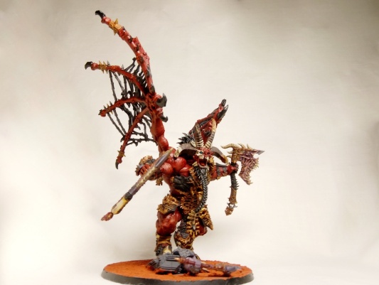 Warhammer Age of Sigmar Blades of Khorne Skarbrand (Pro-Painted, magnet wings)