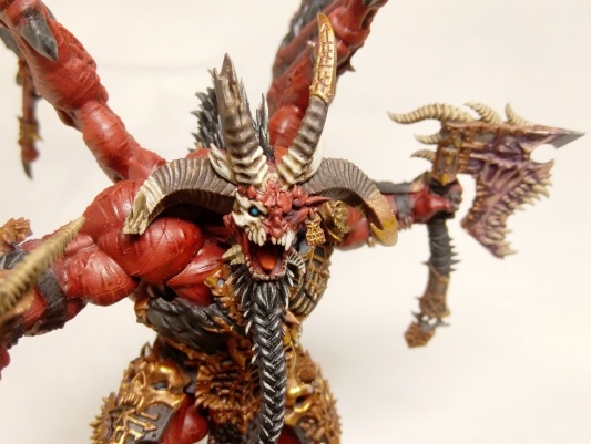 Warhammer Age of Sigmar Blades of Khorne Skarbrand (Pro-Painted, magnet wings)