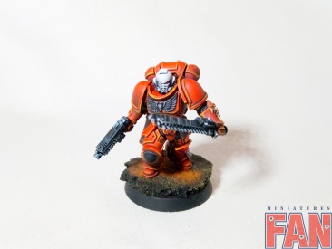Warhammer 40k Space Marine Blood Angels Assault Intercessors x5 (Pro-Painted)