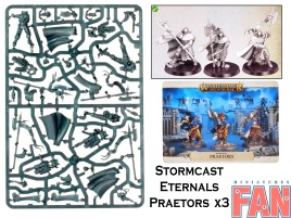 Dominion Stormcast Eternals Praetors x3