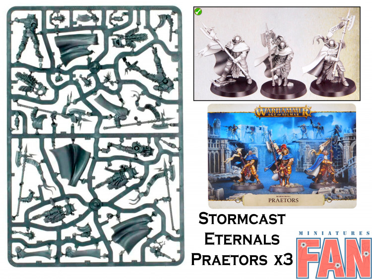 Dominion Stormcast Eternals Praetors x3