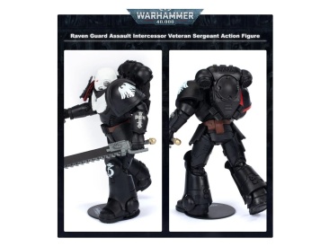 McFarlane Toys: Raven Guard Assault Intercessor Veteran Sergeant (предзаказ)