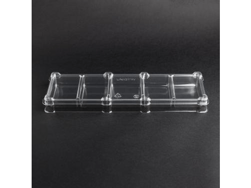 Пластиковая коробочка UniqTraySystem Organizer (5 секций) (пластик PET, прозрачный)