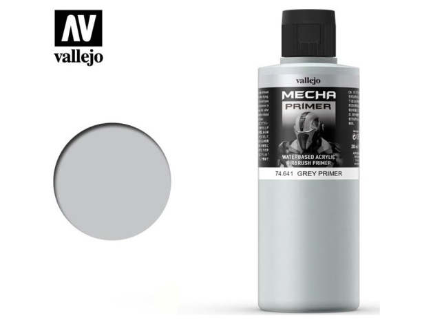 Грунтовка Vallejo Mecha Color: Grey 74.641 (200 мл)