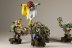 Warhammer 40K Space Ork Boyz Diorama with x5 miniatures (Painted)