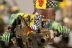 Warhammer 40K Space Ork Boyz Diorama with x5 miniatures (Painted)