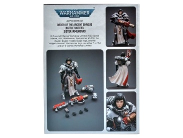WH40K: Фигурка JOYTOY - Adepta Sororitas Battle Sisters Order of the Argent Shroud Sister Irmengard