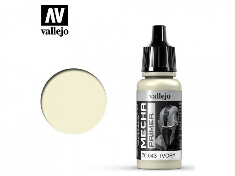 Грунтовка Vallejo Mecha Color: Ivory 70.643 (17 мл)
