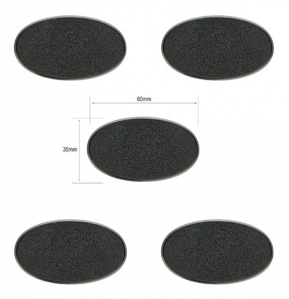 60x35mm Oval Base (поштучно)