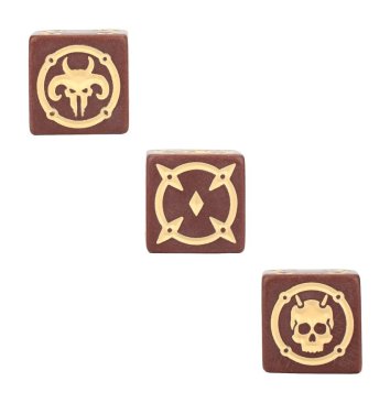 Age of Sigmar Beasts of Chaos Dice Set 99220216001 (Limited, OOP, New Unopened)