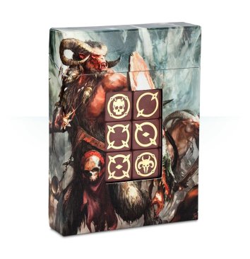 Age of Sigmar Beasts of Chaos Dice Set 99220216001 (Limited, OOP, New Unopened)