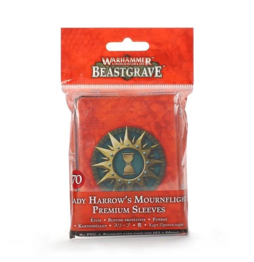 Lady Harrow&#039;s Mournflight Premium Sleeves