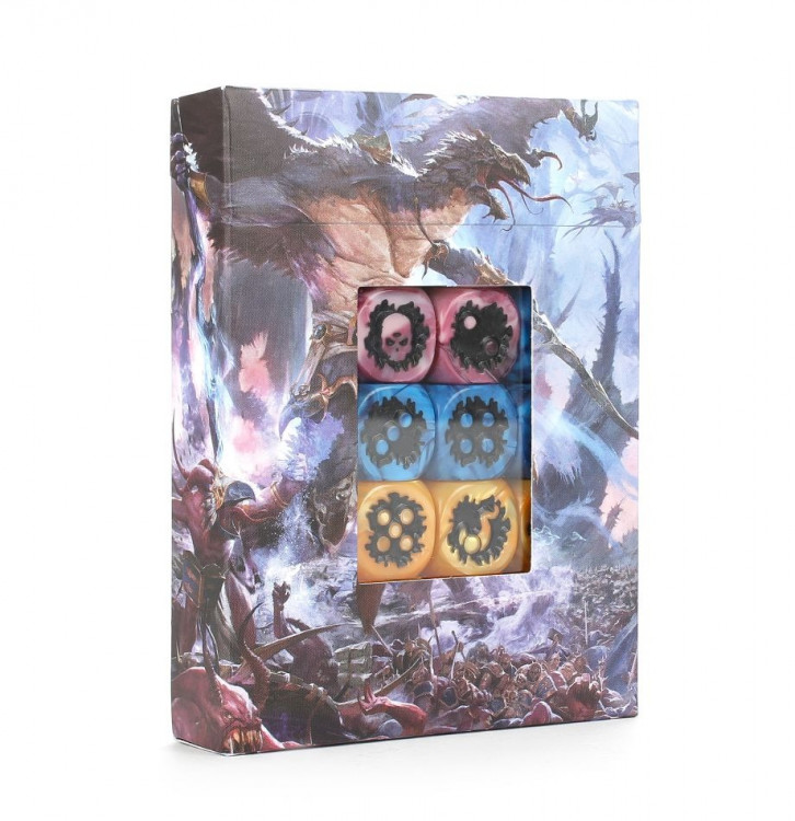 Disciples of Tzeentch Dice (Limited, OOP, New Unopened)