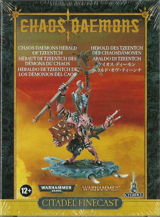 Daemons of Chaos Herald of Tzeentch on Disc