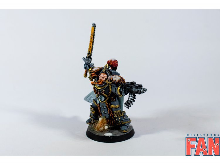 Warhammer 30k / 40k Forgeworld Space Wolves Legion Praetor with white belt (Pro-Painted)