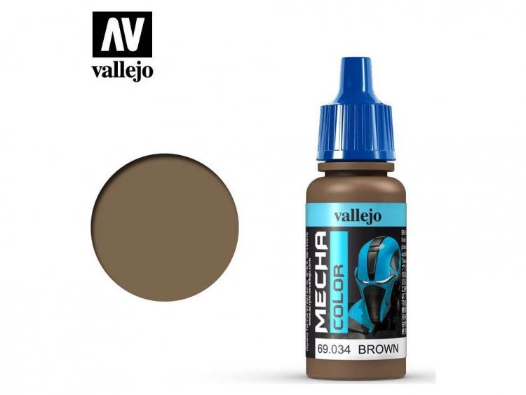 Краска Vallejo Mecha Color: Brown 69.034