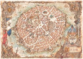 Oathsworn: Верные клятве. Тайны Темнолесья. Набор схем городов