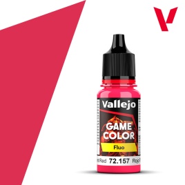 Краска Vallejo Game Color Fluo: Fluorescent Red 72.157