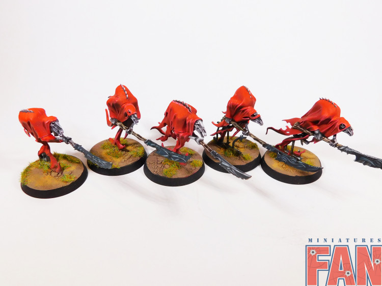 Warhammer Age of Sigmar Glaivewraith Stalkers x5 (Painted)