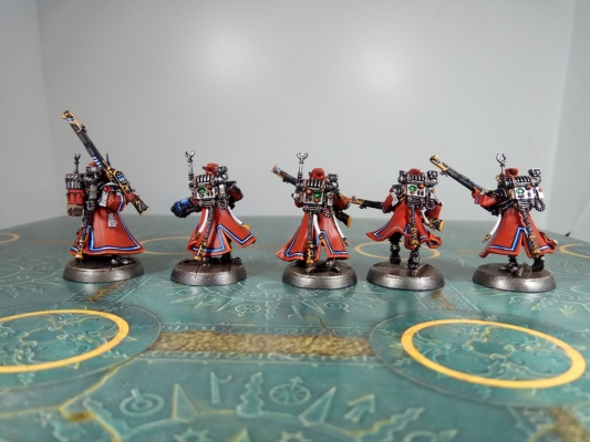 Warhammer 40k Adeptus Mechanicus Skitarii Vanguard Rangers (Pro-Painted)