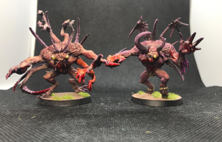 Warhammer Age Of Sigmar Chaos Spawn x2 (Pro-Painted)