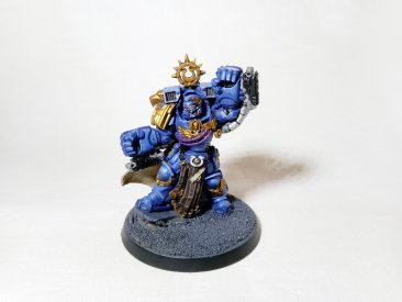 Warhammer 40k Ultramarines Marneus Calgar and Honour Guard (Pro-Painted)
