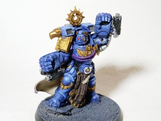 Warhammer 40k Ultramarines Marneus Calgar and Honour Guard (Pro-Painted)