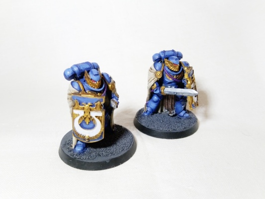 Warhammer 40k Ultramarines Marneus Calgar and Honour Guard (Pro-Painted)