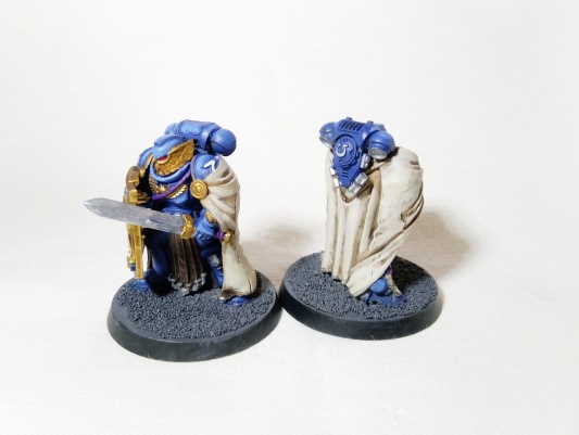 Warhammer 40k Ultramarines Marneus Calgar and Honour Guard (Pro-Painted)