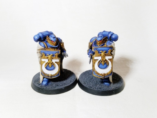 Warhammer 40k Ultramarines Marneus Calgar and Honour Guard (Pro-Painted)