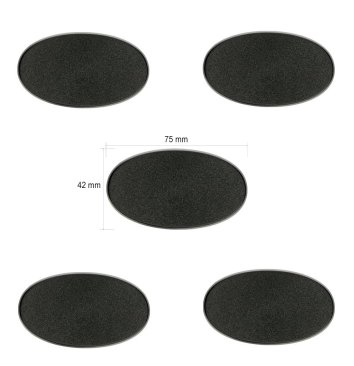 75x42mm Oval Base (поштучно)