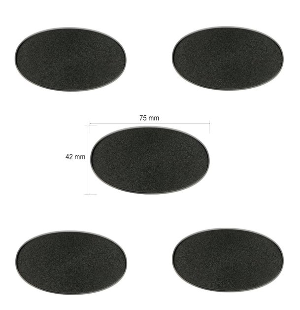 75x42mm Oval Base (поштучно)