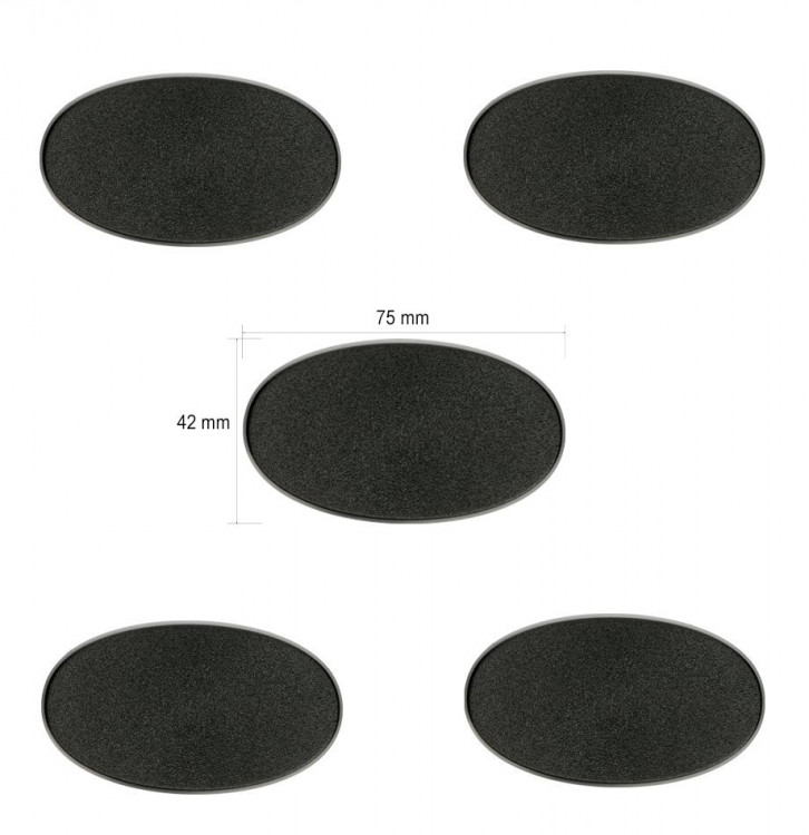 75x42mm Oval Base (поштучно)